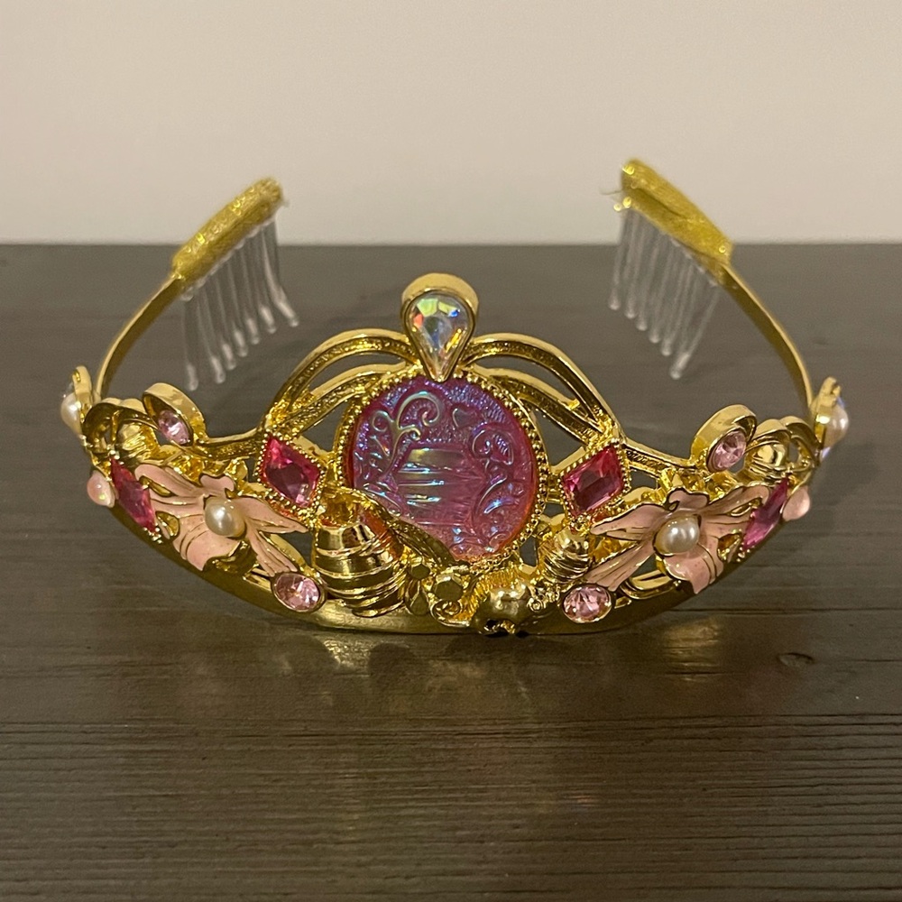 Disney princess Tangled metal tiara crown